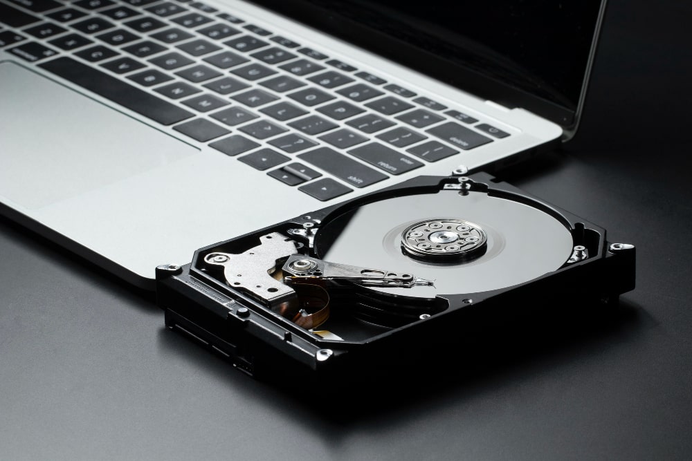 Data security in laptop repair process